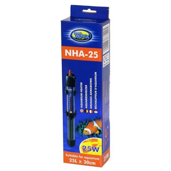 Обігрівач Aqua Nova для акваріума 25W NHA-25 фото